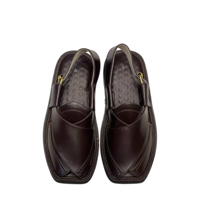 Broad Shape Side Patti Chappal – Choclate Color