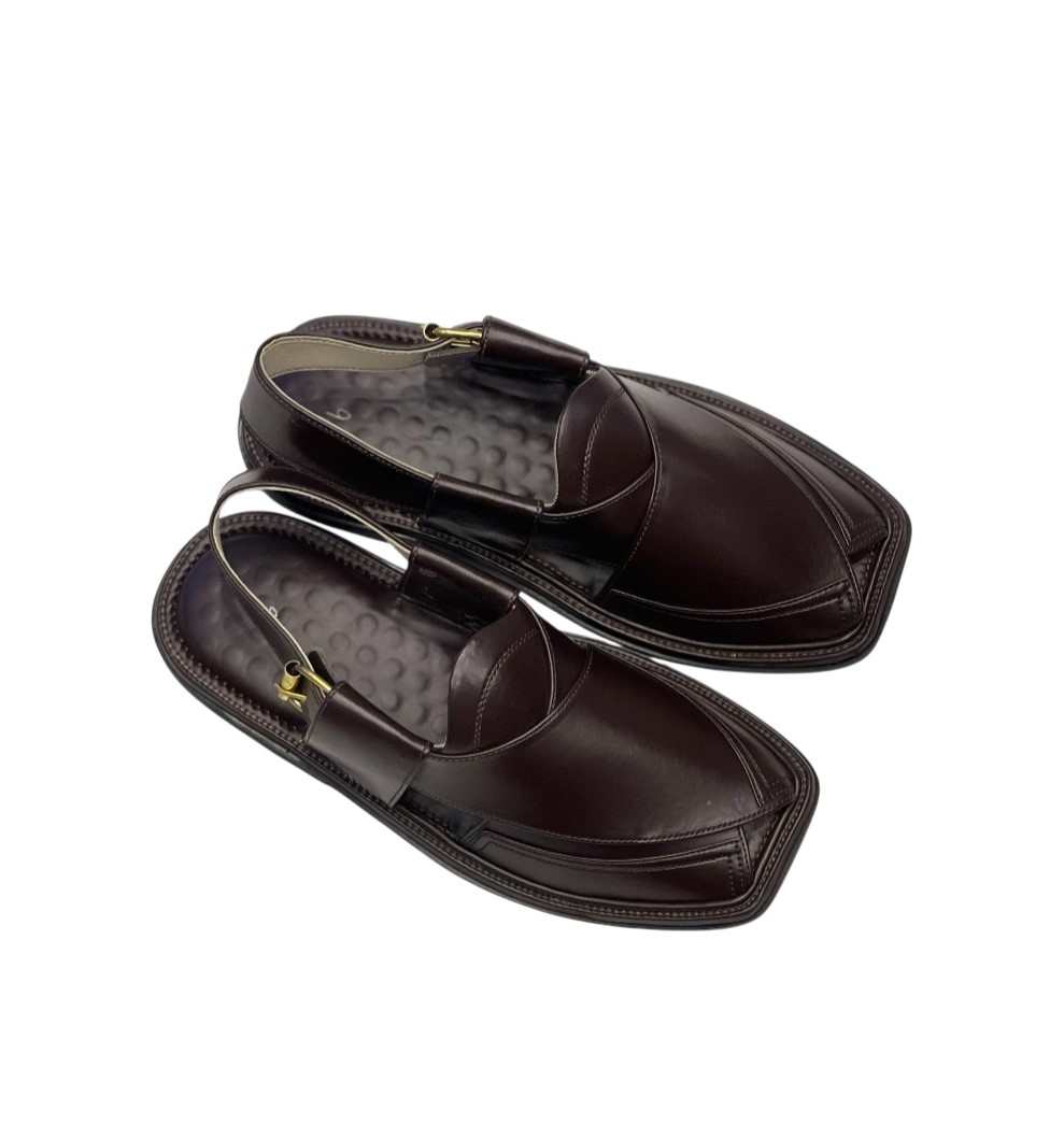 Broad Shape Side Patti Chappal – Choclate Color - Image 2