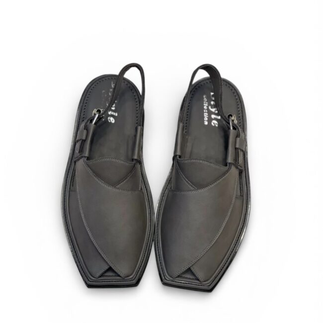 Double Gear Chappal – Dark Color (Analine Leather)