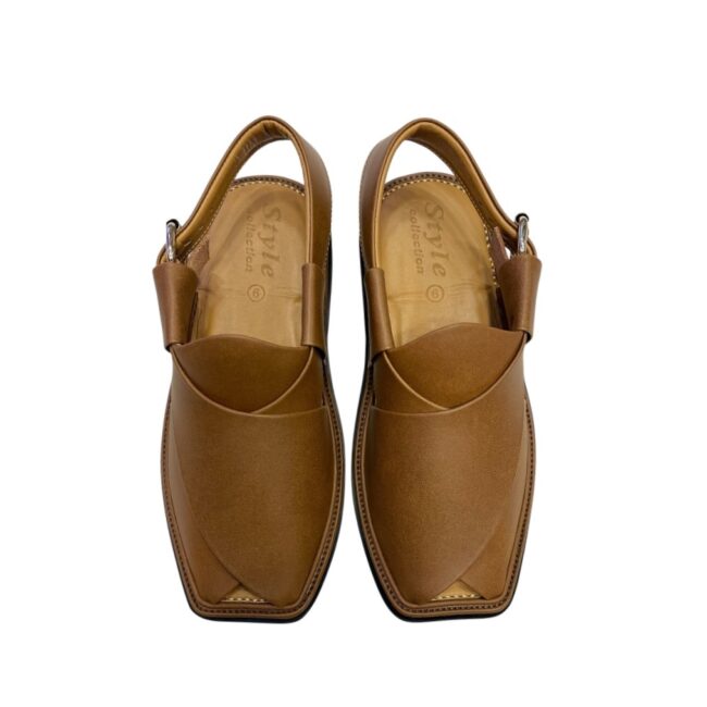Broad Shape Chappal – Camel (Matt Finish | High Curam Leather)